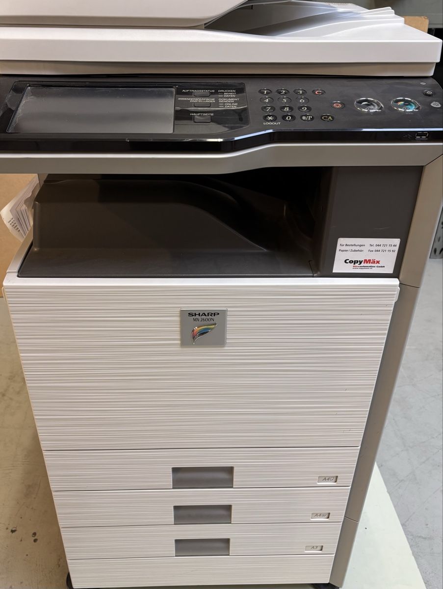 Sharp Stampanti: Sharp MX 2600N, Multifunktionsgerät Defekt! – Difettoso da Birmensdorf ZH venduto da Gaby2022