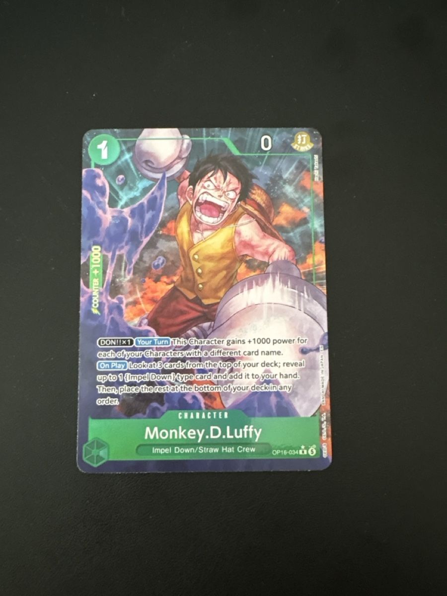 Bandai Cartes à collectionner: One Piexe Card Game AA Monkey.D.Luffy OP16-034 – Neuf (Voir description) à Wetzikon ZH par regula.mrk
