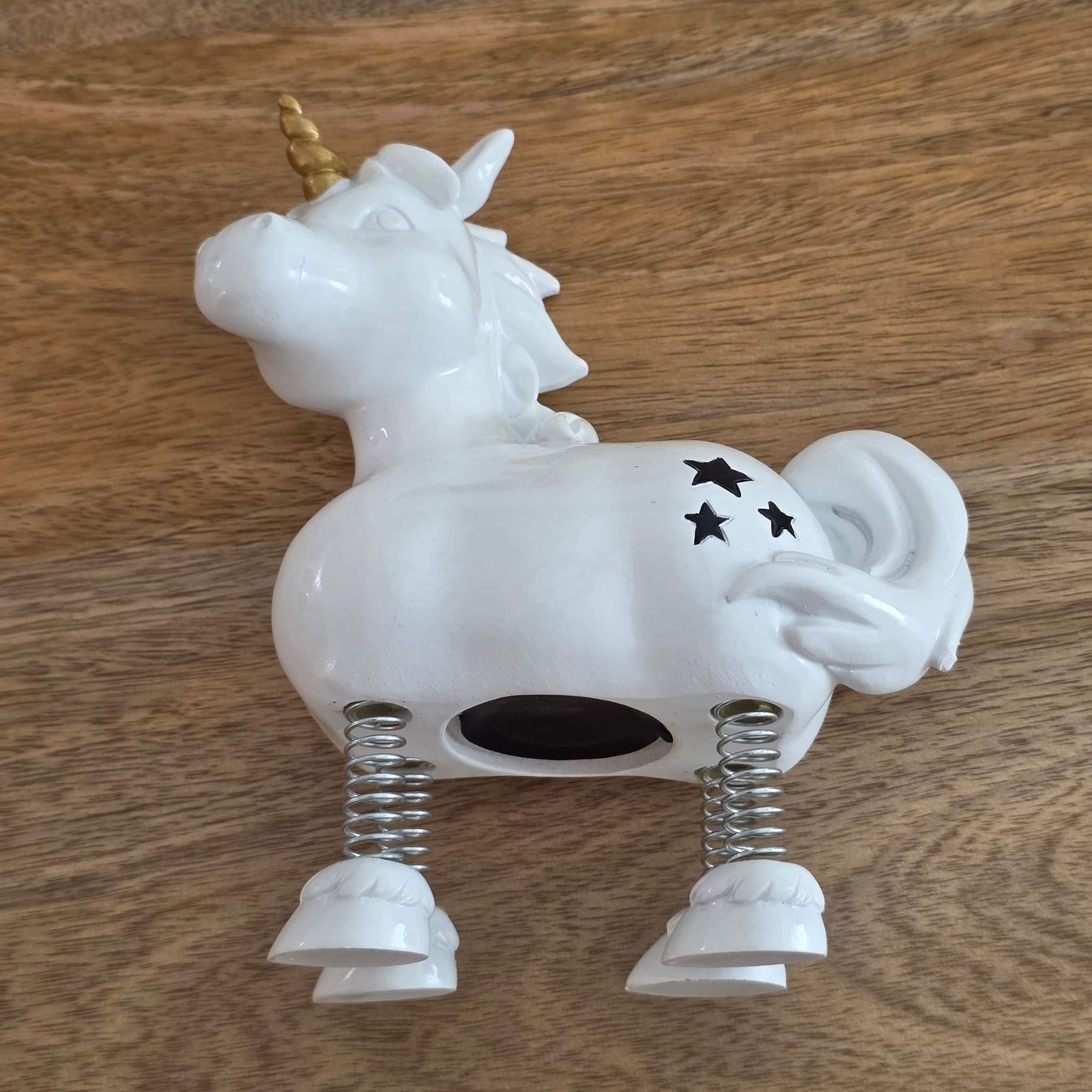 Tirelires: Spardose Einhorn Keramik mit Federn  – D'occasion à Rheinsulz par Dred 5