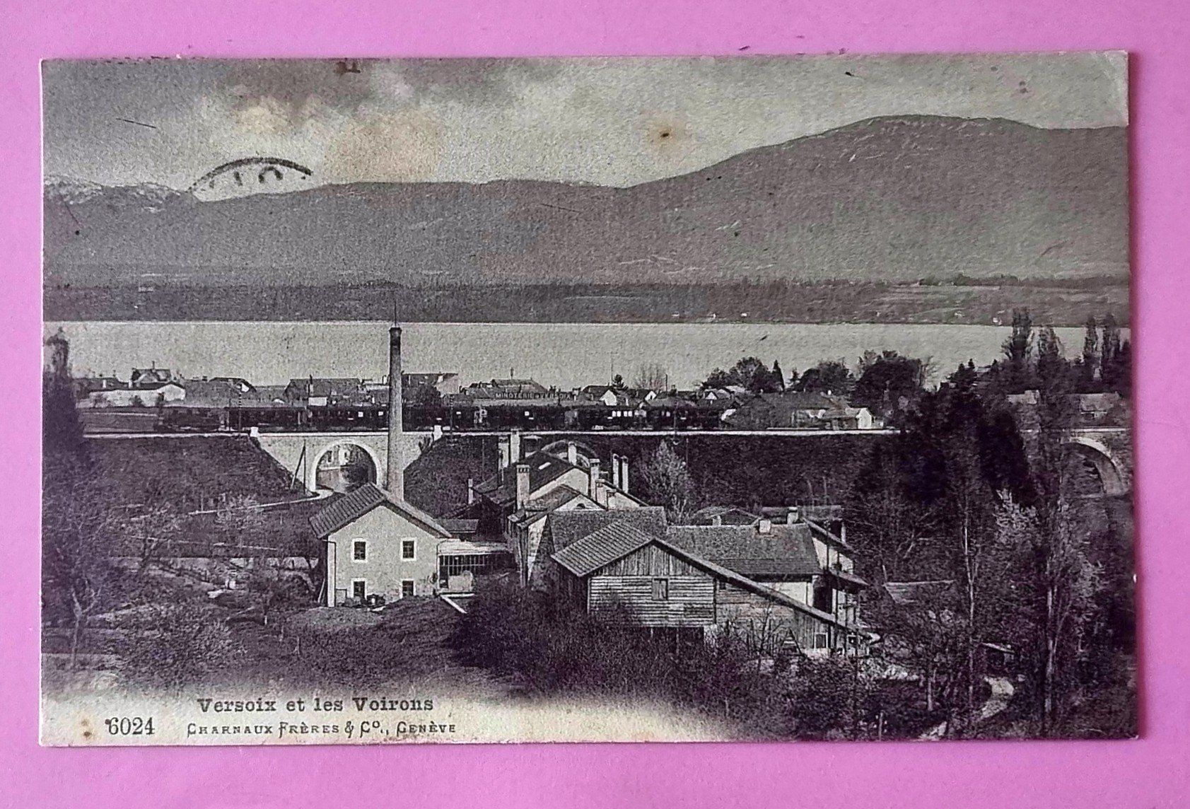 Cartoline postali: Versoix - Fabrique - Chemin de Fer - 1910 – Usato da Rothrist venduto da RROENK