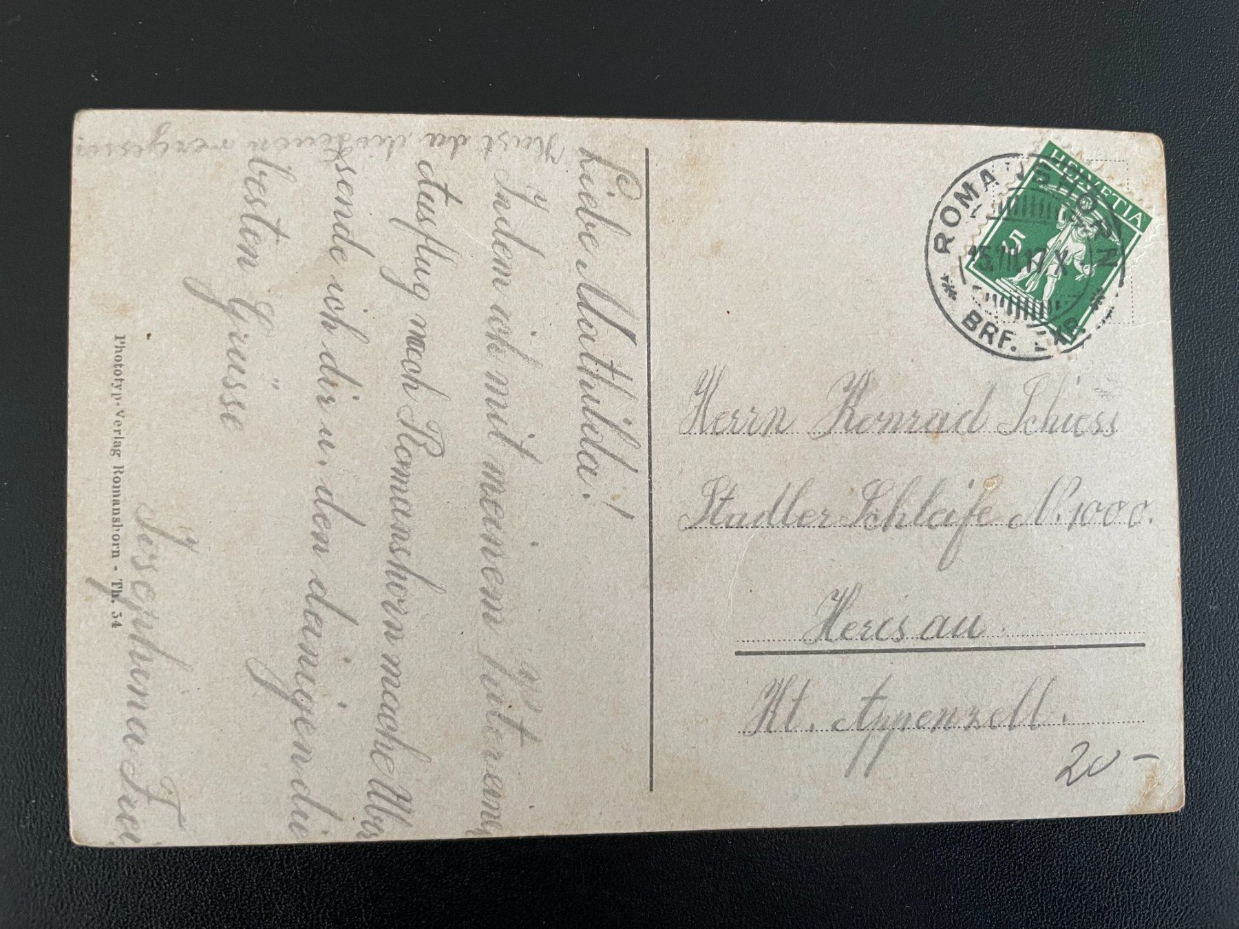 Cartoline postali: AK TG Romanshorn – Usato da Thal venduto da Danny82 1