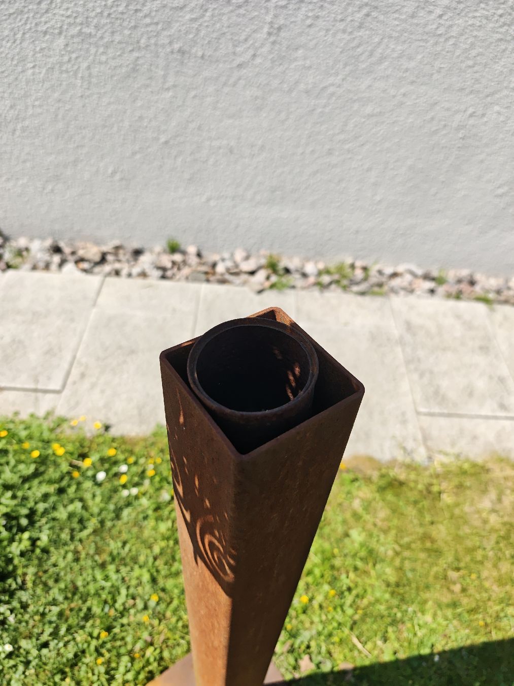 Tutte le decorazioni: Gartendeko Rost Feuer Säule mit Muster – Usato da Niederrohrdorf venduto da TK8700 2