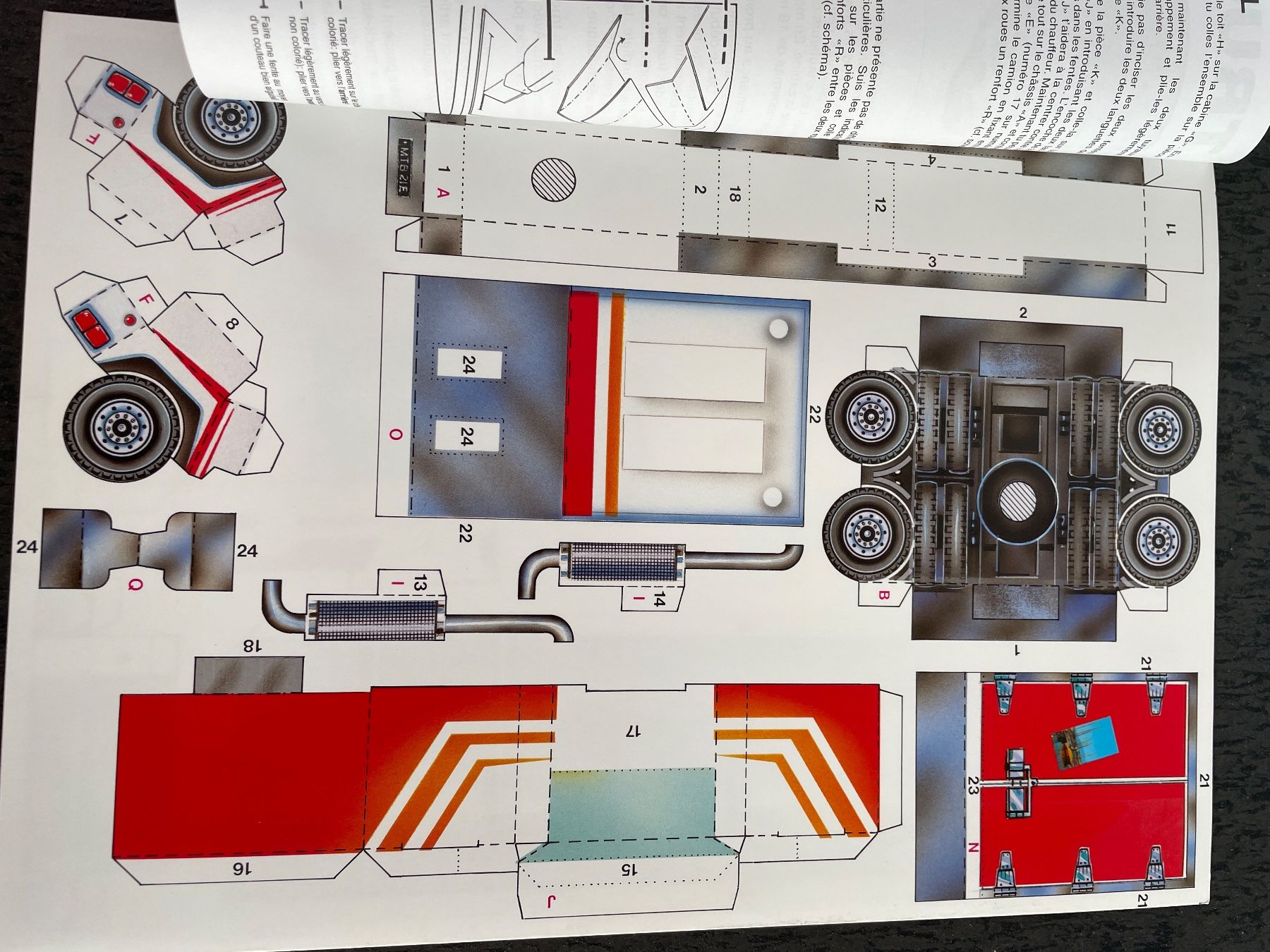 Kit bricolage: Bastelbogen Truck, Nr.322 von 2001 – Nuovo (secondo la descrizione) da Füllinsdorf venduto da bienli 2