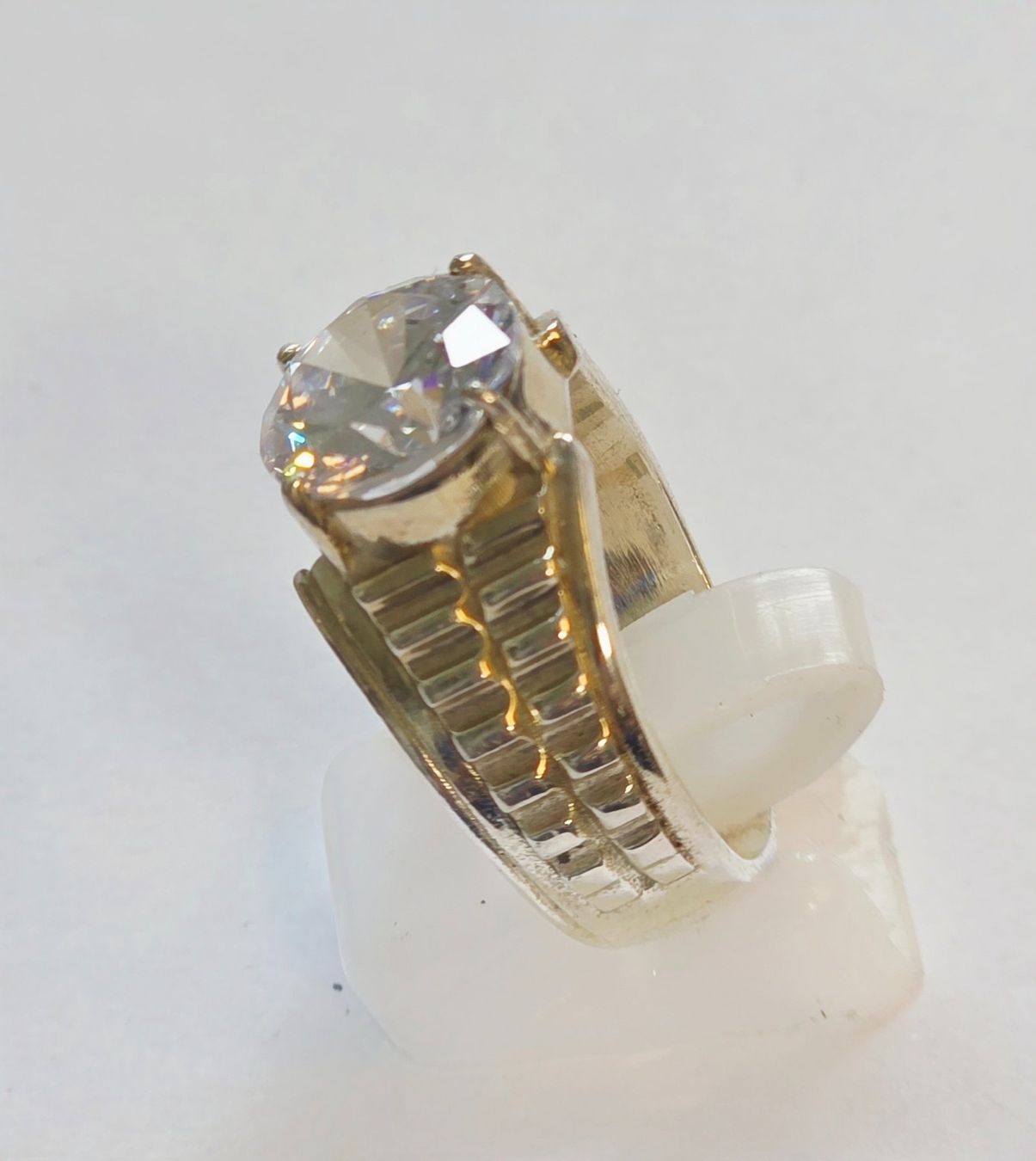 Ringe: Ring Silber mit grossem Zirkon Grösse 63 Neu – Neu (gemäss Beschreibung) aus Zürich von ben_mn5h 8