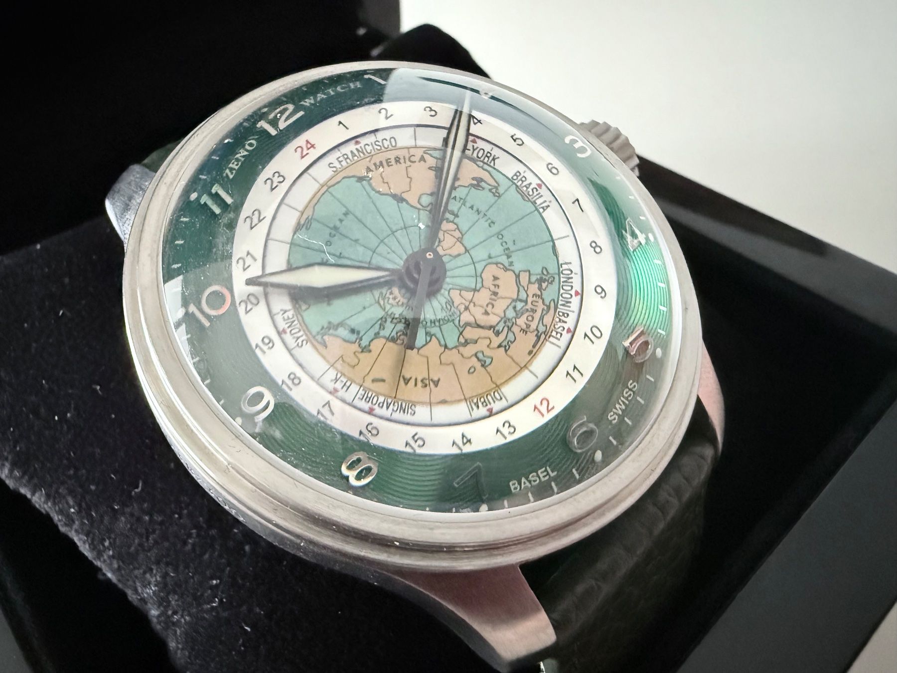 Zeno Uhren: ZENO OS Polar Worldtimer Automatic -Ltd.x/300 -SRP Fr.3998.- – Neu und originalverpackt aus Le Mont-sur-Lausanne von LycaGallery 3