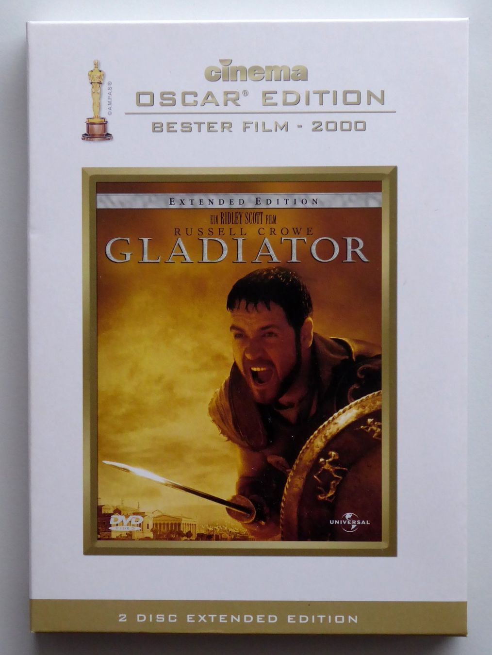 Alle DVDs: 2 DVD "Gladiator" (Oscar Edition) Regie Ridley Scott, 2000 – Gebraucht aus Basel von ren_boz