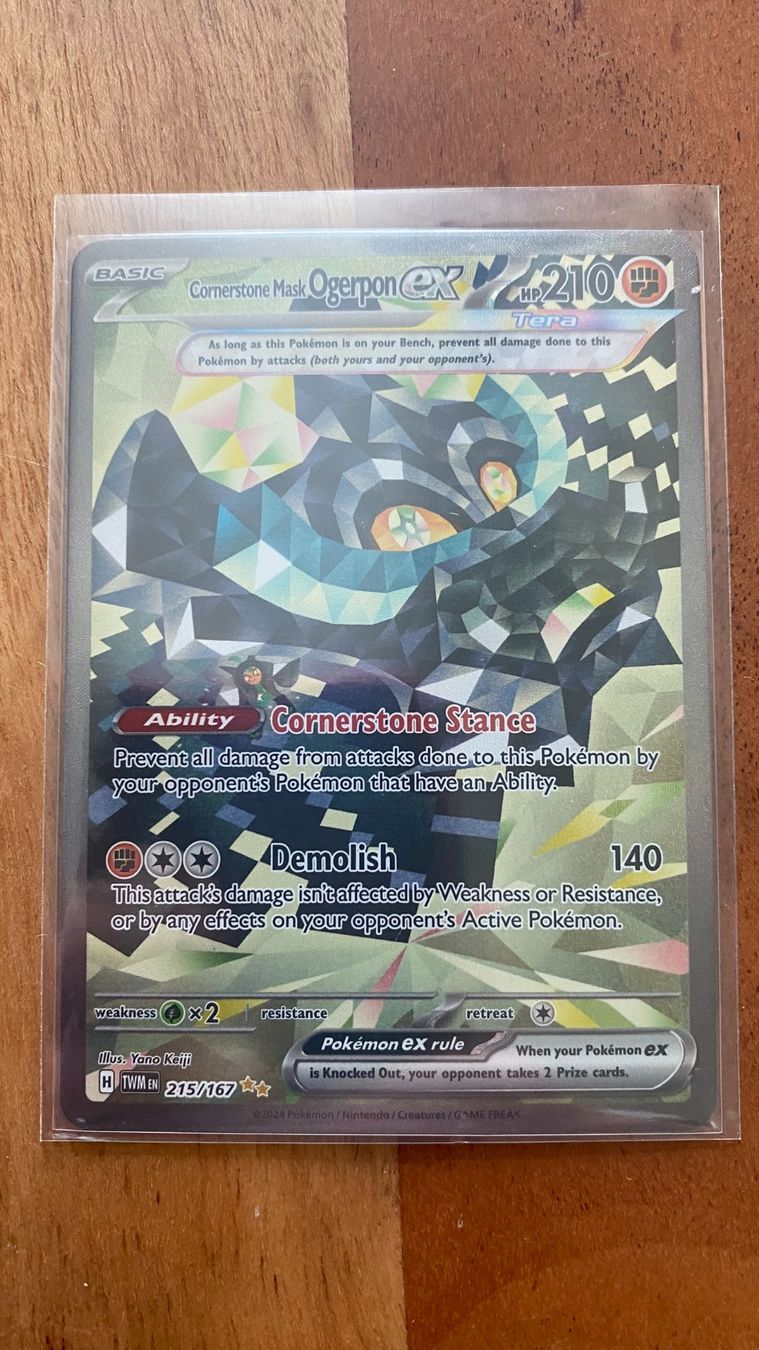 Pokémon Cartes à collectionner: Cornerstone Mask Ogerpon EX SIR EN – D'occasion à Winterthur par PikaPoki