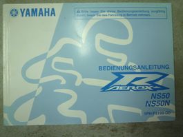 Bedinungsanleitung YAMAHA Aerox 50