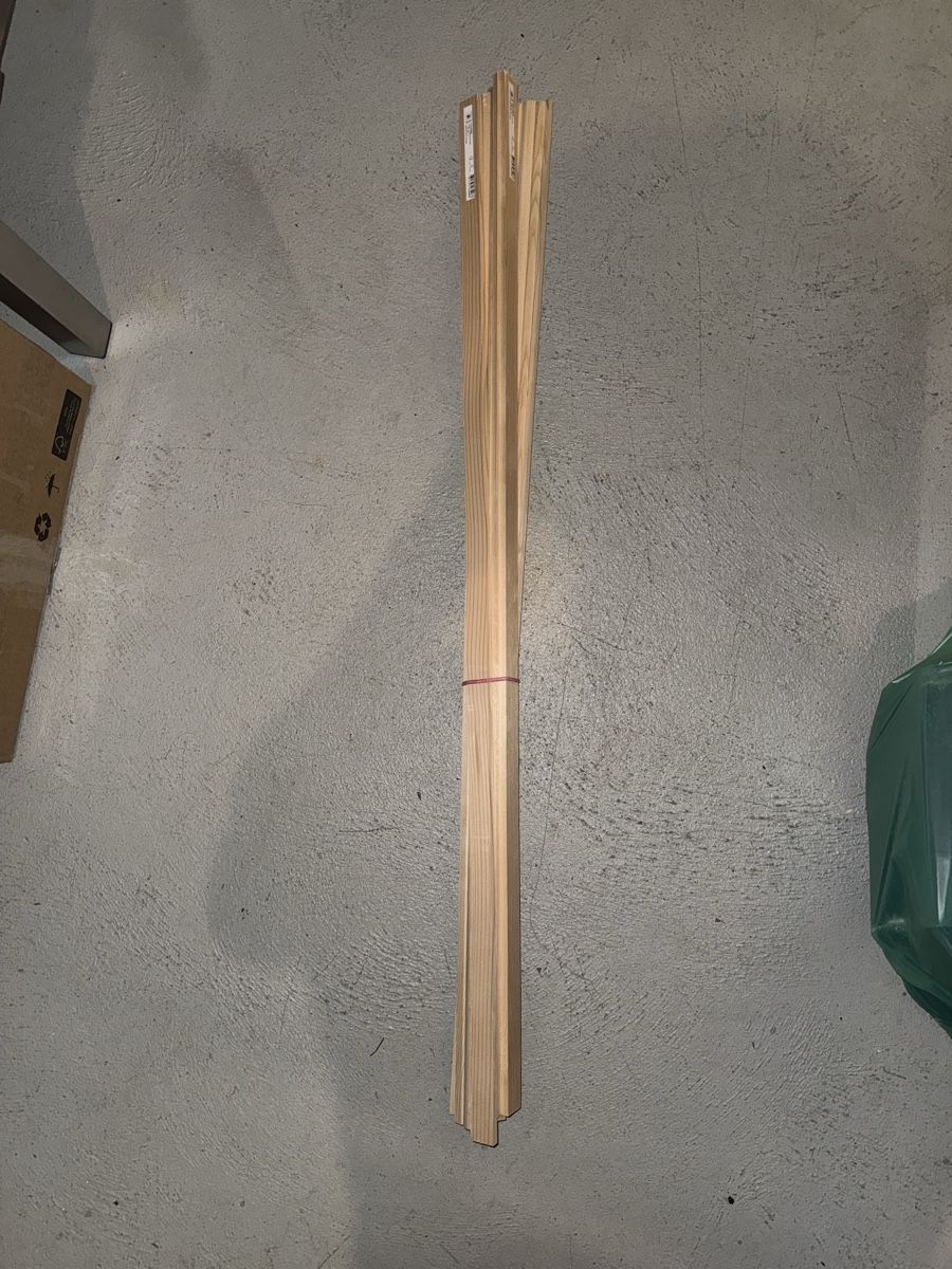 Articoli in legno: 8x Scheuerleiste holz 7x23mm 1m – Nuovo e nell'imballaggio originale da Mörschwil venduto da Seegurke18 1