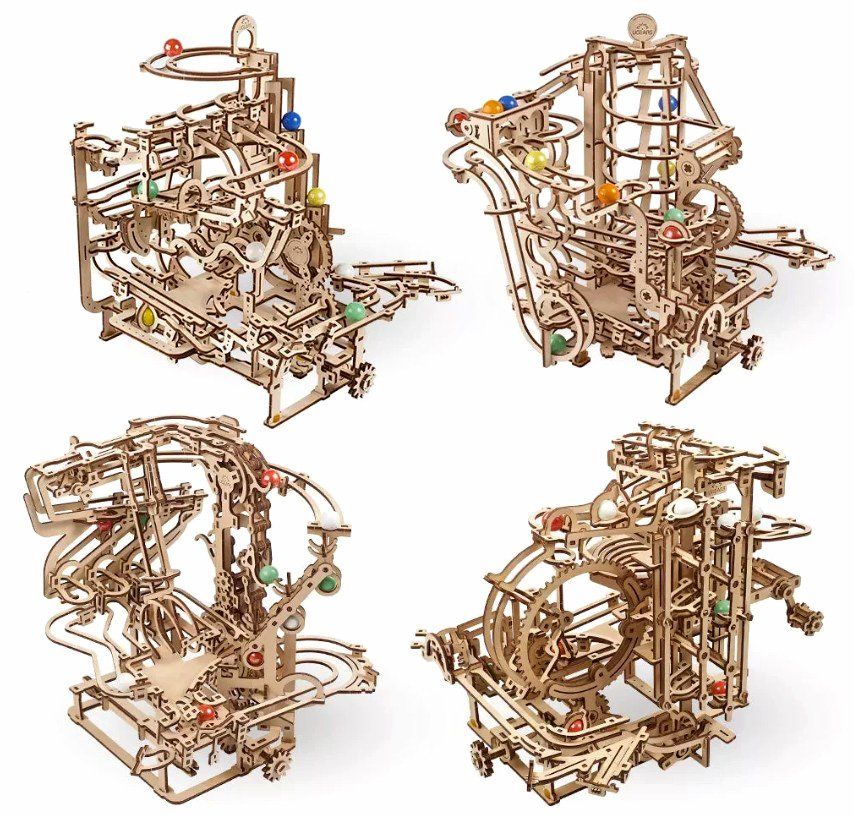 Spielzeuge: Ugears Kugelbahn Murmelbahn Achterbahn – Neu und originalverpackt aus Meilen von Edihau