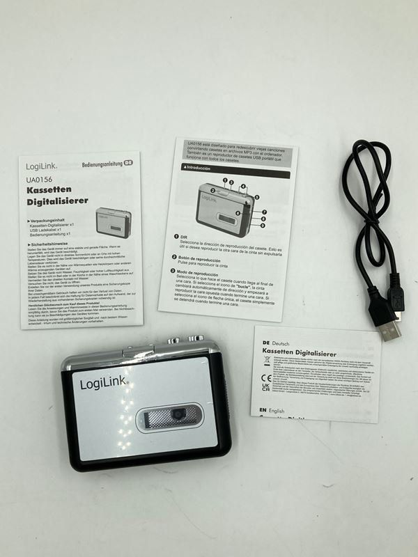Kompaktkassetten: LOGILINK | Kassetten-Digitalisierer | Silber – Neu (gemäss Beschreibung) aus Wittenbach von Restwert_St-Gallen 5