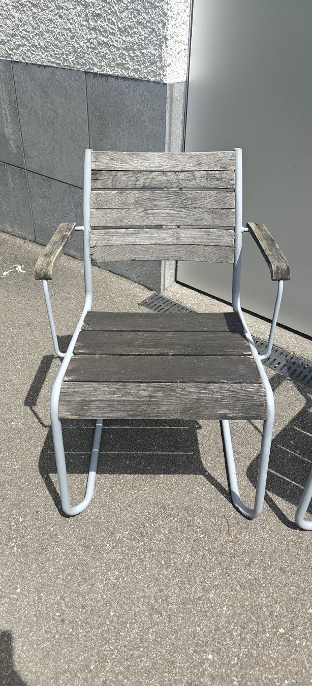 Sedie: 4 Teakholz Gartenstühle – Usato da Thalwil venduto da Tindra01 4