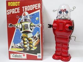 Blech Roboter Space Trooper Robot zum aufziehen