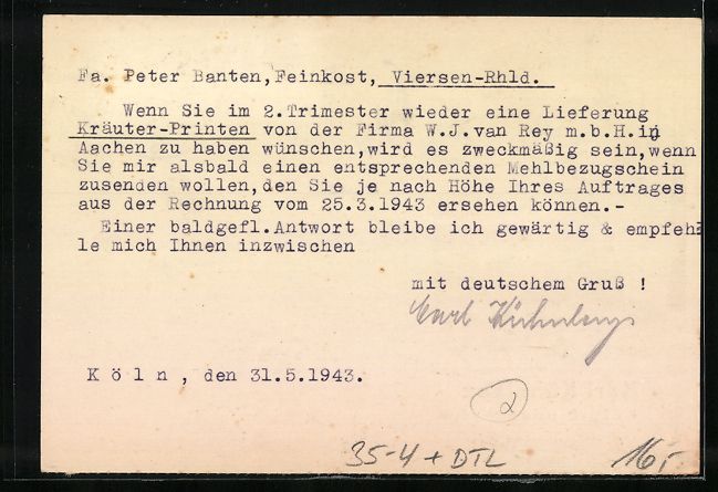 Werbeartikel: Köln-Lindenthal, Geschäft v. Karl Küh – Gebraucht aus Berlin von bartko-reher 1
