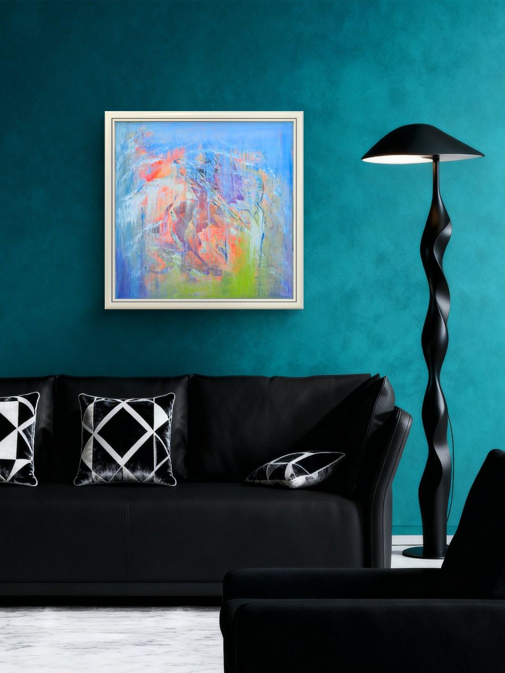 Dipinti: Originalegemälde auf Leinwand 50x50 cm, Unikat!!! – Nuovo e nell'imballaggio originale da Beinwil am See venduto da Superchance 6