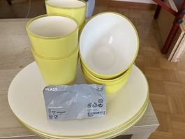 Geschirrset Kunststoff