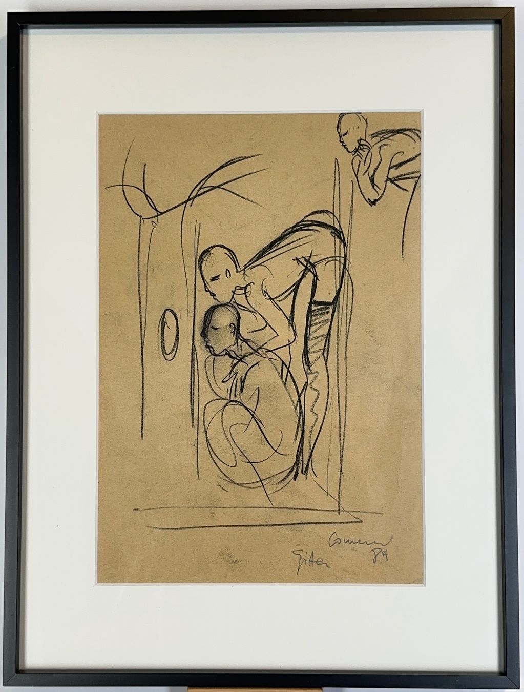 Poster & Bilder: Mario Comensoli, Figurenstudie 1989 – Gebraucht aus Adliswil von Kiambu