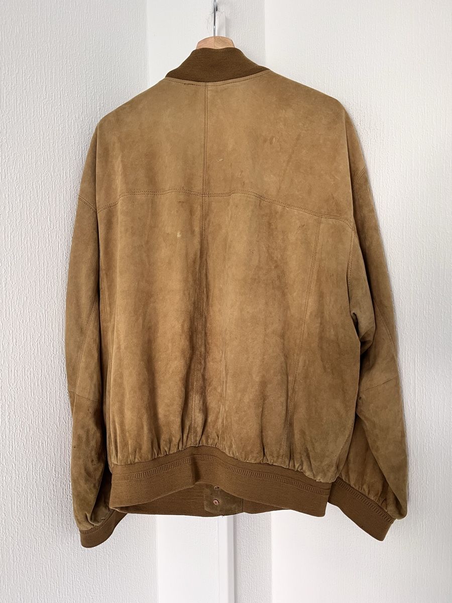 Burberry Vestes: Burberry Bomber Jacket Suede Brown Size XL – D'occasion à Lausanne par Danash 6