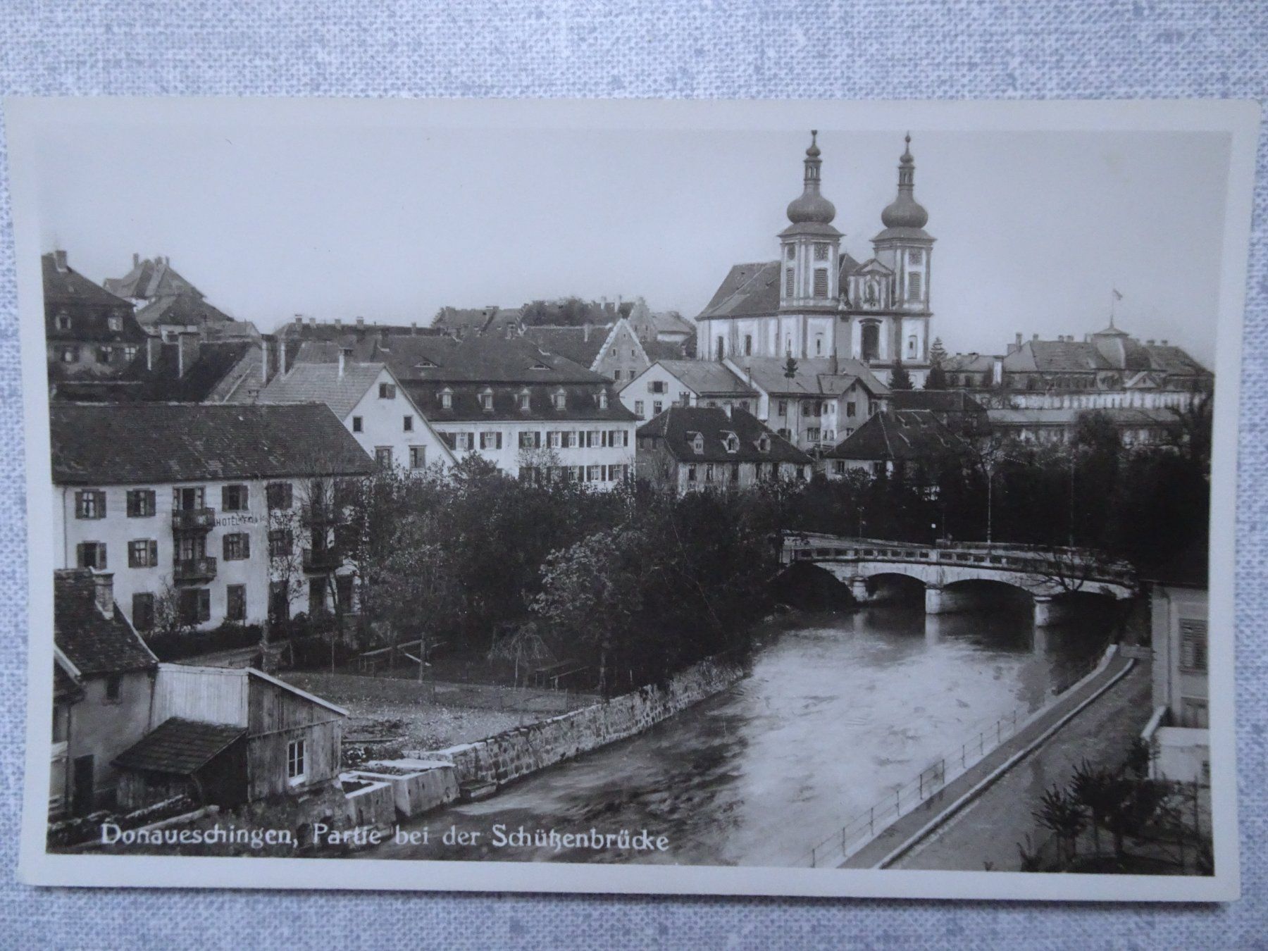 Ansichtskarten: Donaueschingen – Gebraucht aus Biel/Bienne von Ligurie