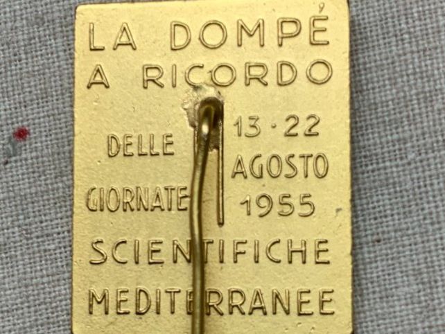 Medaglie: "La Dompé" - nave - 1955 – Usato da Sorengo venduto da 74in 1