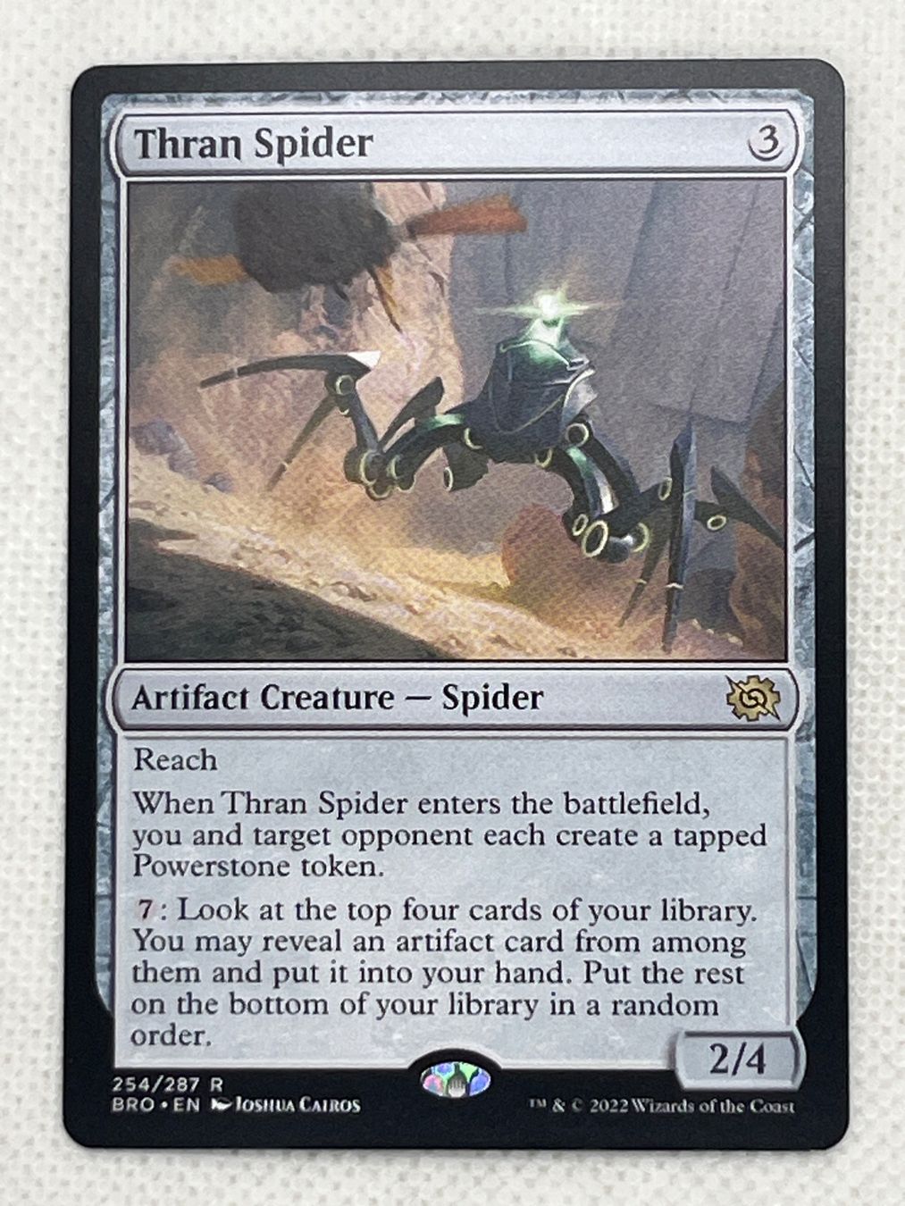 Magic The Gathering Carte collezionabili: MTG Thran Spider BRO 254 Englisch Rare – Usato da Hinterkappelen venduto da Kim1992
