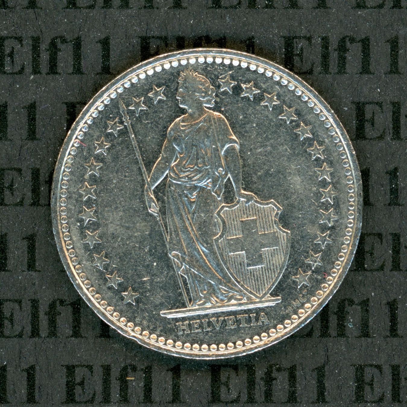 Tutti le monete: CHF___1.00 1987 -vz 1 Franken – Usato da Widnau venduto da Elf11 1