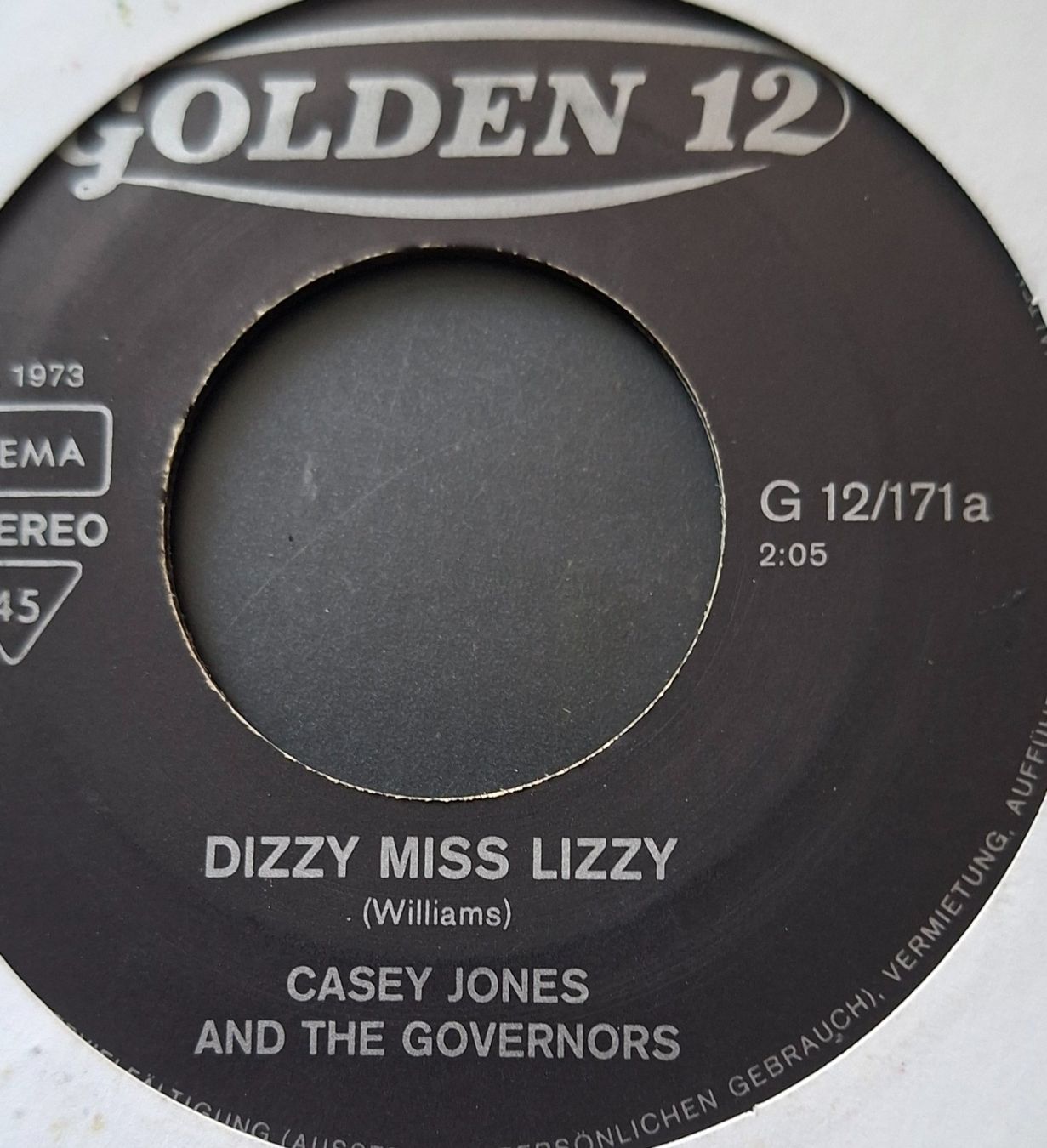 Schallplatten: Vinyl-Single Casey Jones - Dizzy Miss Lizzy – Gebraucht aus Langenthal von Modo39