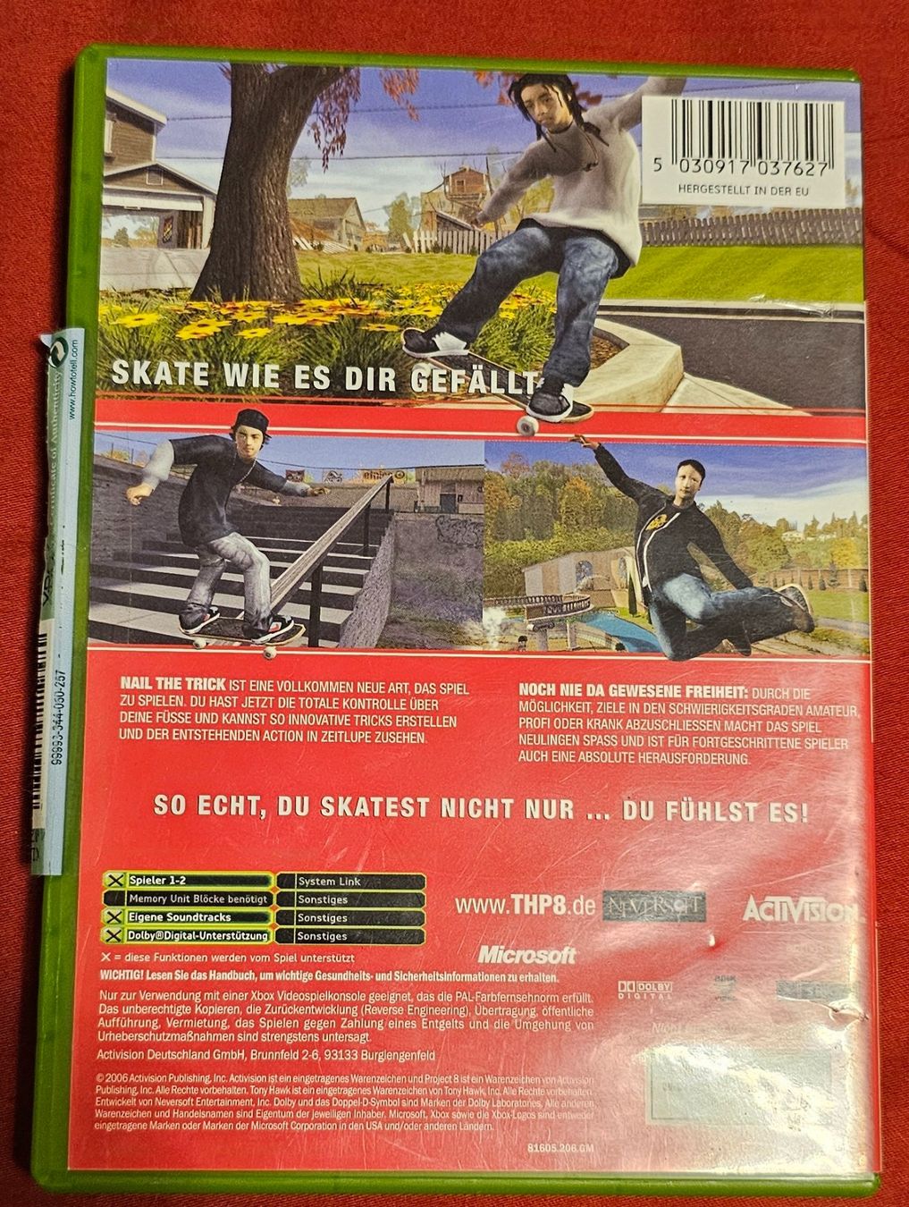Microsoft Giochi: XboX Spiel - Tony Hawk's Project 8 – Usato da La Garde venduto da The_Hammer76 1