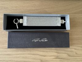 Armband mit Swarovskisteinen silber