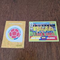 Panini26 Colombia Wappen und Mannschaft