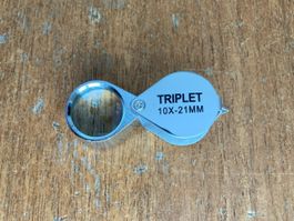 Lupe 10X 21mm NEU