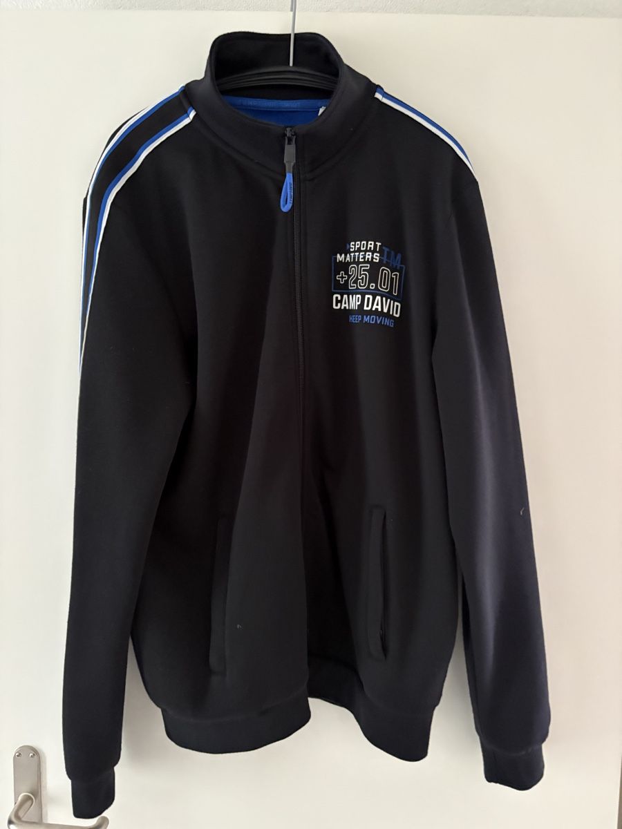 Camp David Giacche: Camp David schwarze Jacke Herren Grösse L – Usato da Worb venduto da glu_m75x