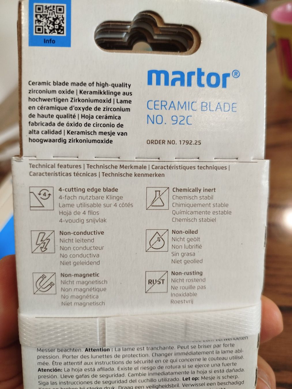 Tutti gli attrezzi: Martor Ceramic Blade, no.92C, 14 Stk. – Nuovo e nell'imballaggio originale da Muri AG venduto da philu83 4