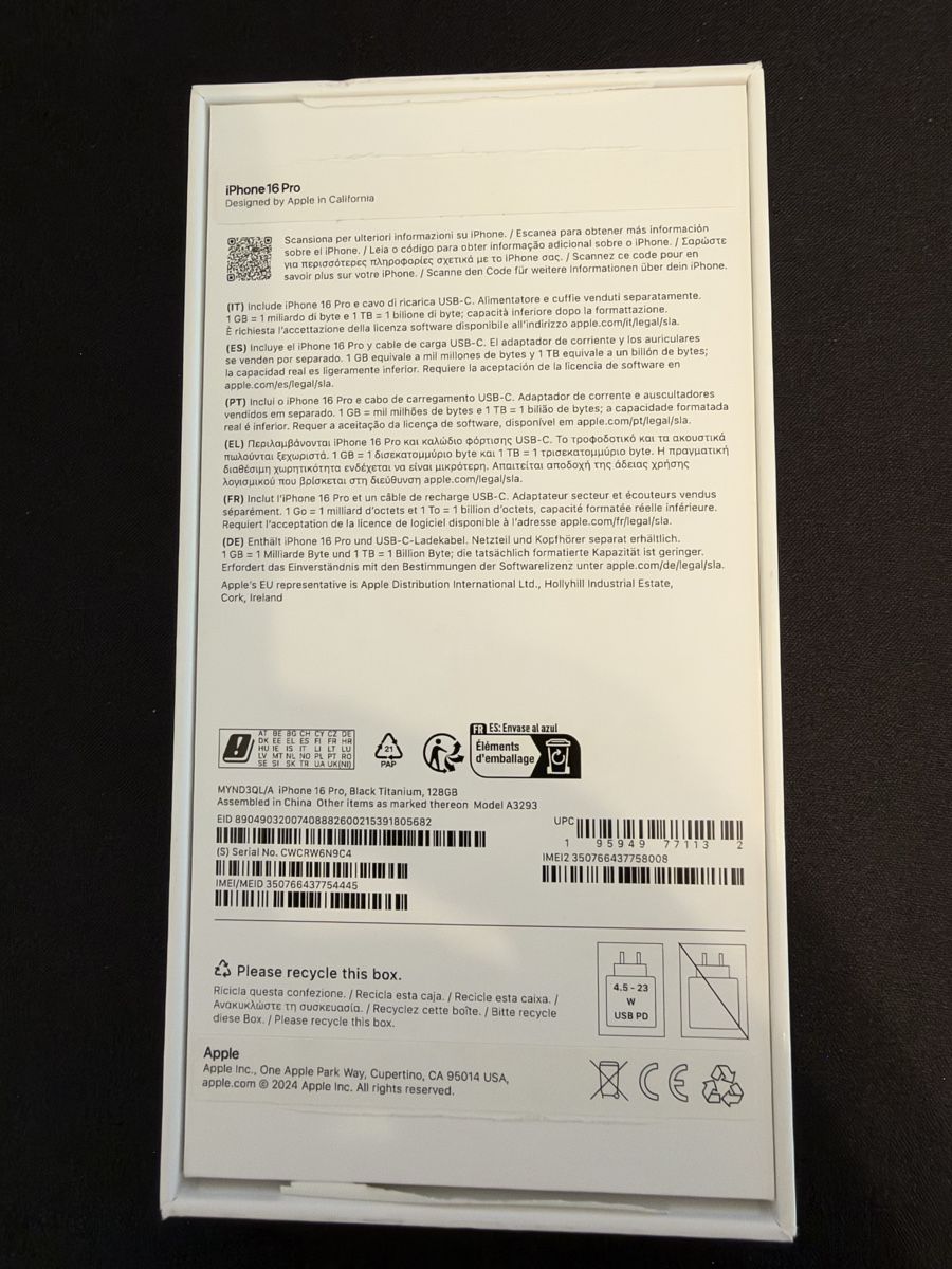 Apple Handys / Smartphones: iPhone 16 pro 128gb – Neu (gemäss Beschreibung) aus Givisiez von sam-1994 4