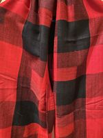 Roter British Style Schal , NEU