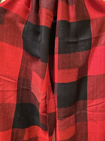 Roter British Style Schal , NEU