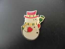 Altes Abzeichen Schneemann