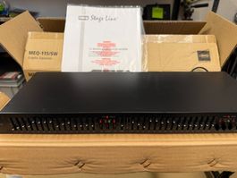 IMG Stage Line MEQ-115/SW Graphic Equalizer 2x15 Band, OVP