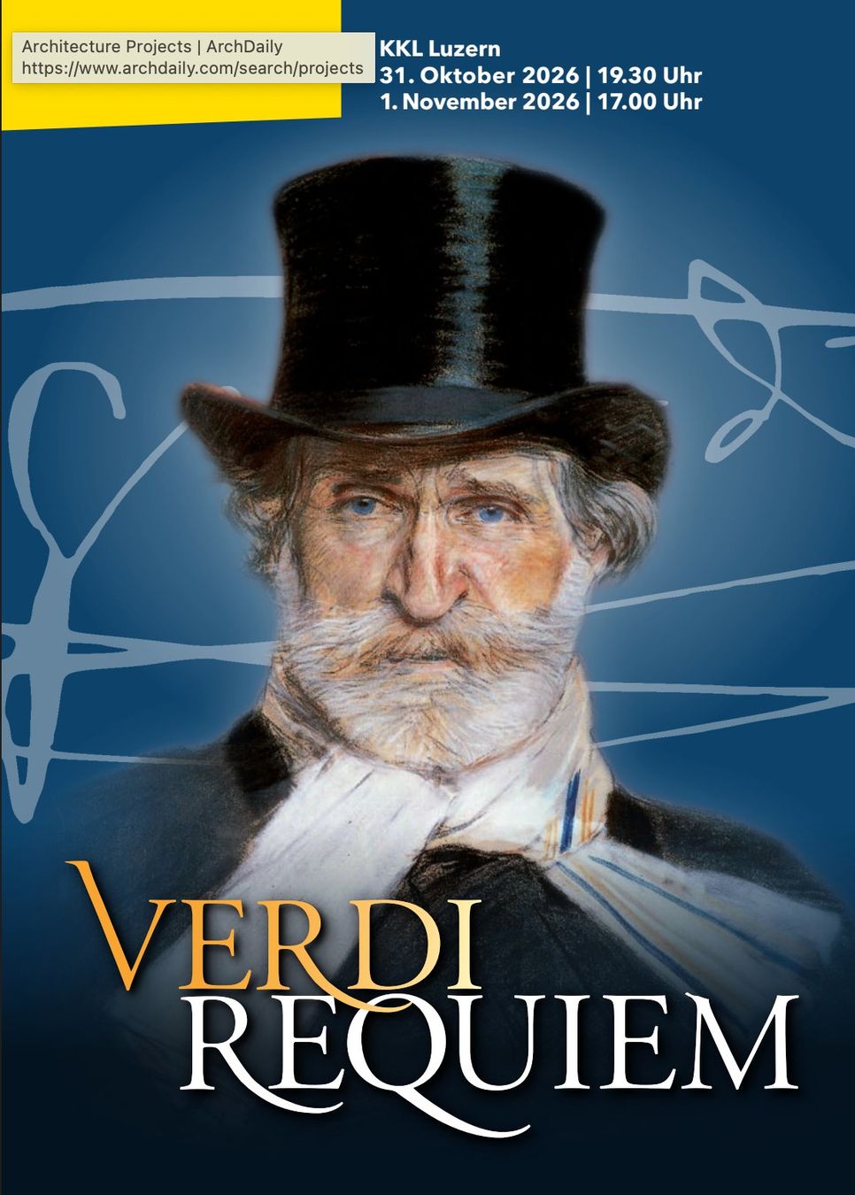 VERDI REQUIEM – KKL LUZERN | 31. Oktober 2026, 19:30 Uhr (Neu (gemäss ...