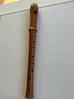 Blockflöte Holz Sopran braun gebraucht(2I1)