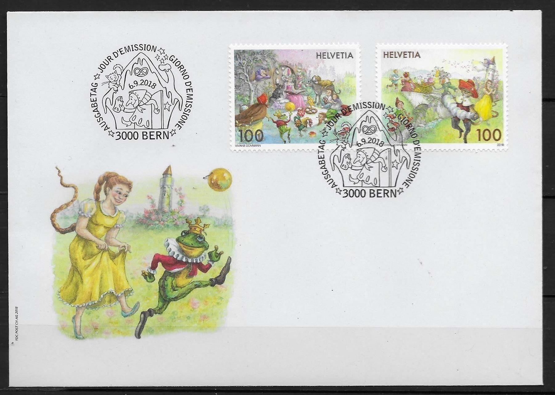Tutti i francobolli: F1684 - FDC Conte de fées – Usato da Trélex venduto da Phil_Albert