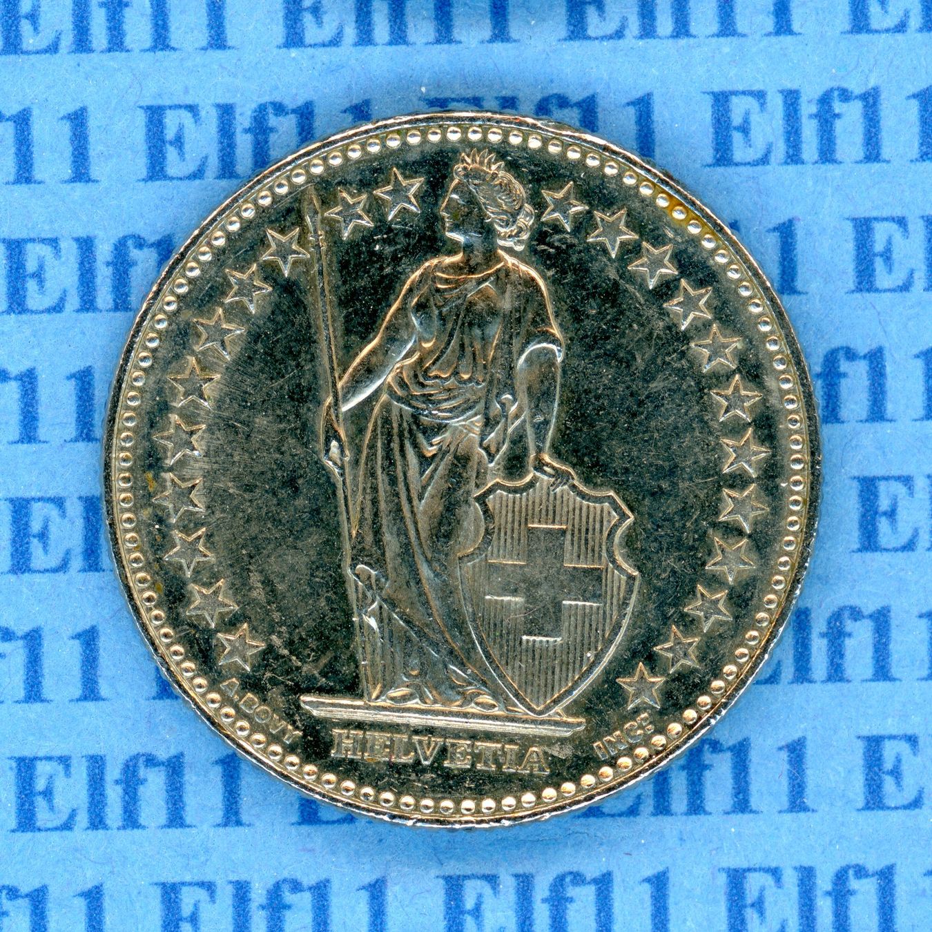 Tutti le monete: CHF___2.00 2013 vz 2 Franken – Usato da Widnau venduto da Elf11 1