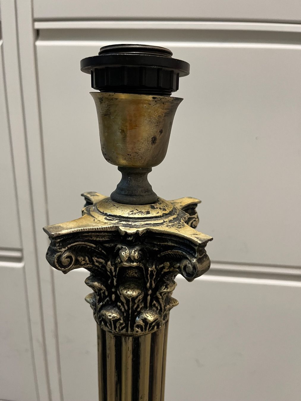 Lampade: 2 antike Tischlampen-Säule – Usato da Zürich venduto da Sharonsimona 2