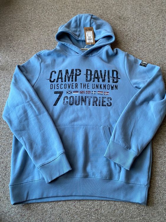 Wunderbar Camp David Hoodie Blau Fotos