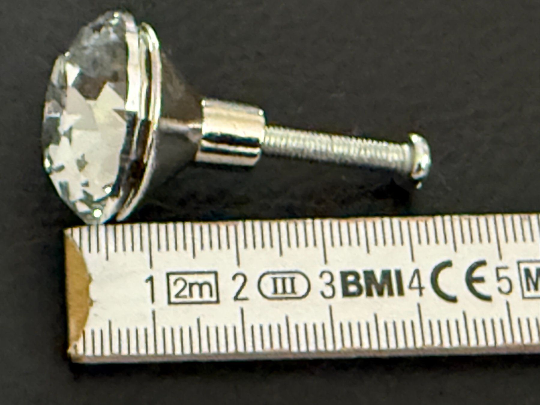 Ferramenta: MÖBELKNOPF   geschliffenes Glas umfasst – Nuovo (secondo la descrizione) da Subingen venduto da ArtBead 4