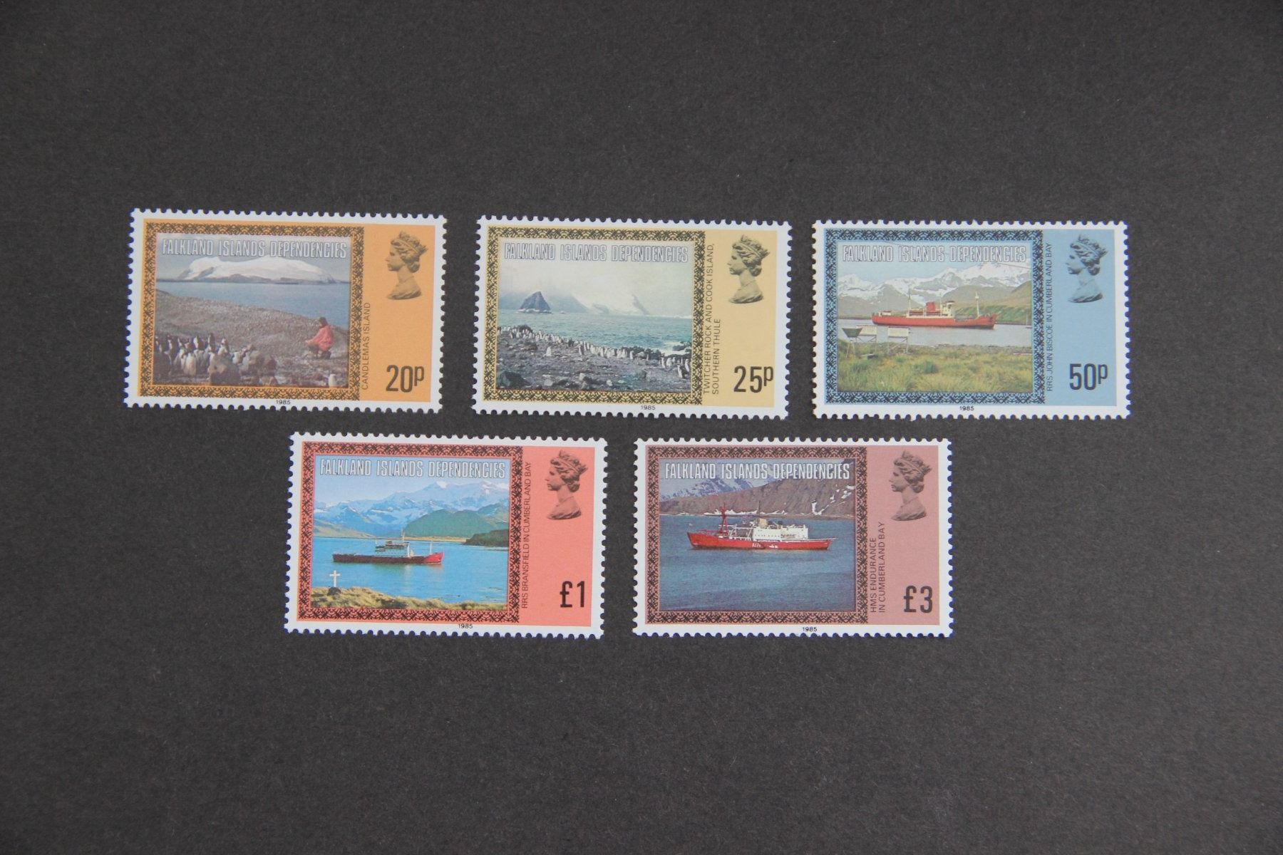 Alle Briefmarken: Falkland Islands Dependencies - Definitives (imprint 1985)** – Neu (gemäss Beschreibung) aus Jona von Southafrica07