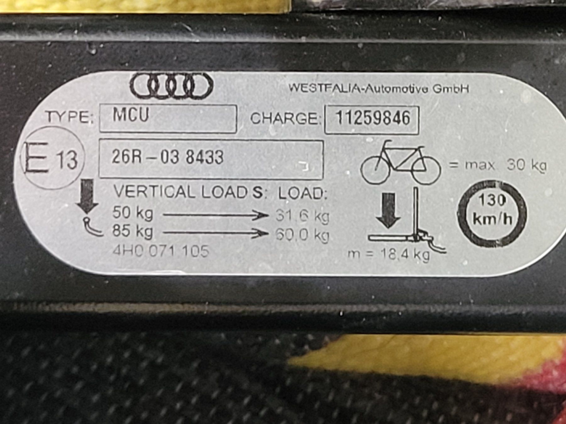 Portapacchi: Porte-vélos Westfalia MCU pour 2 vélos – Usato da Alle venduto da Frankie07 4