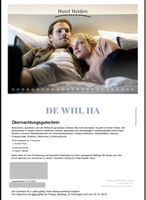 Hotel Heiden Übernachtungsgutschein