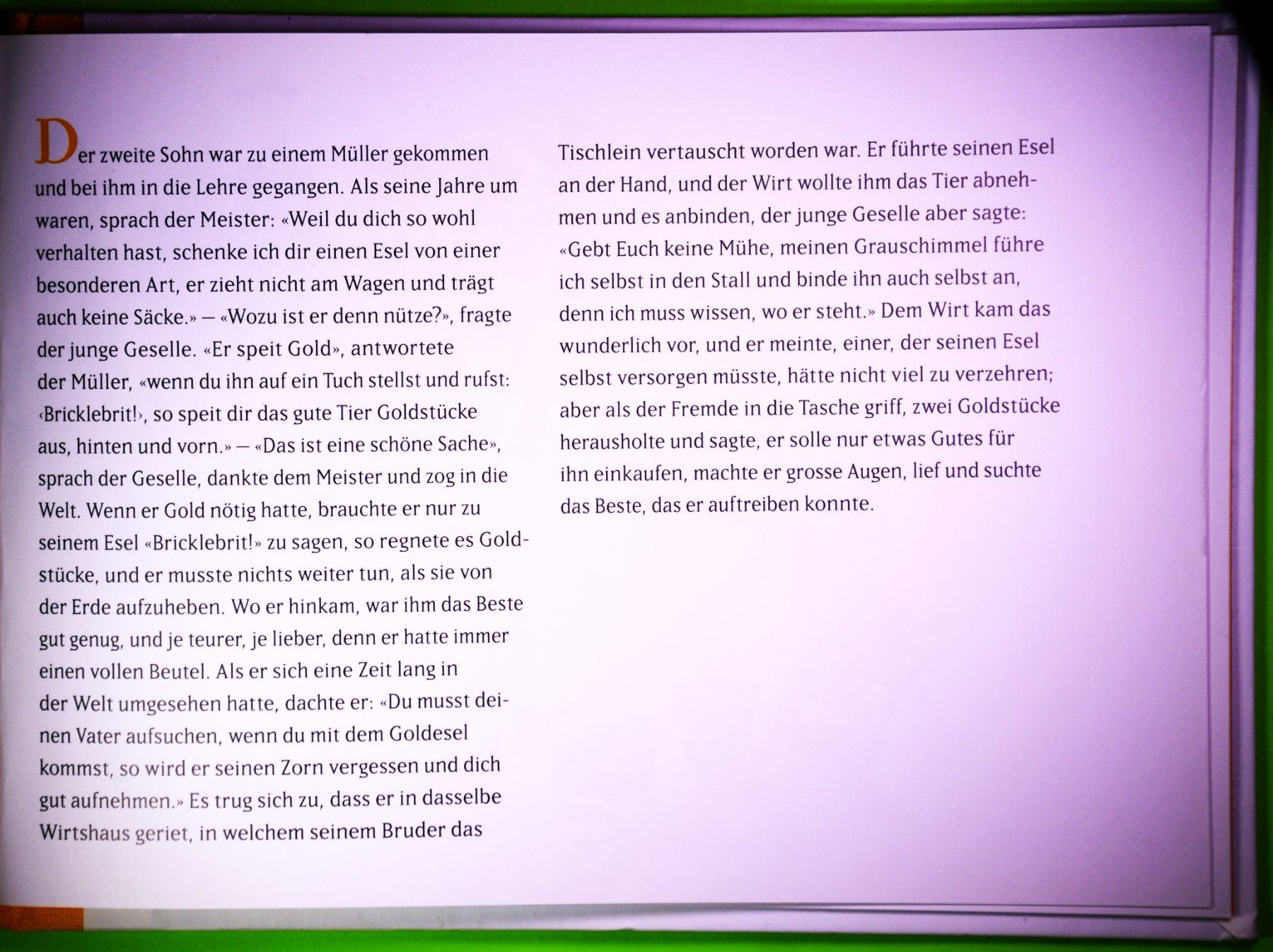 Libri: TISCHLEIN DECK DICH  /  BRÜDER GRIMM – Usato da Luzern venduto da piro12 3