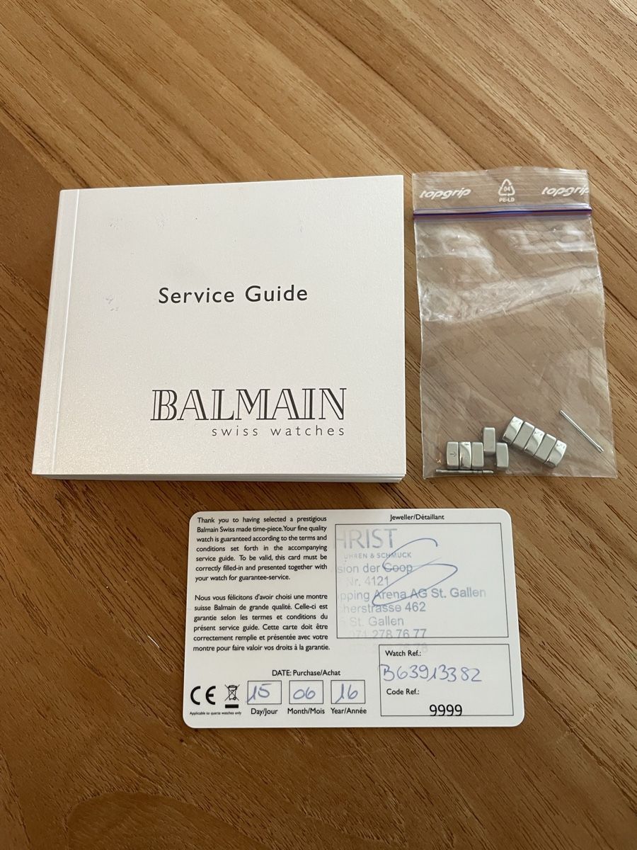 Balmain Orologi: Balmain Uhr – Usato da Oberrohrdorf venduto da k25 2